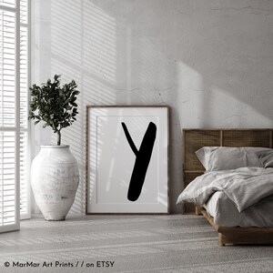 Printable Art: Letter y Poster Typography Poster - Etsy