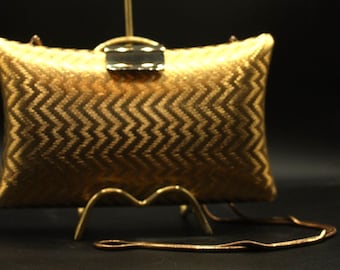 Delill - Gold, metal purse