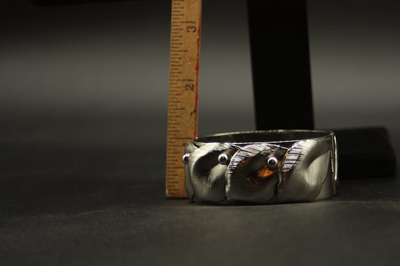 Whiting & Davis Hinged Cuff - image 3