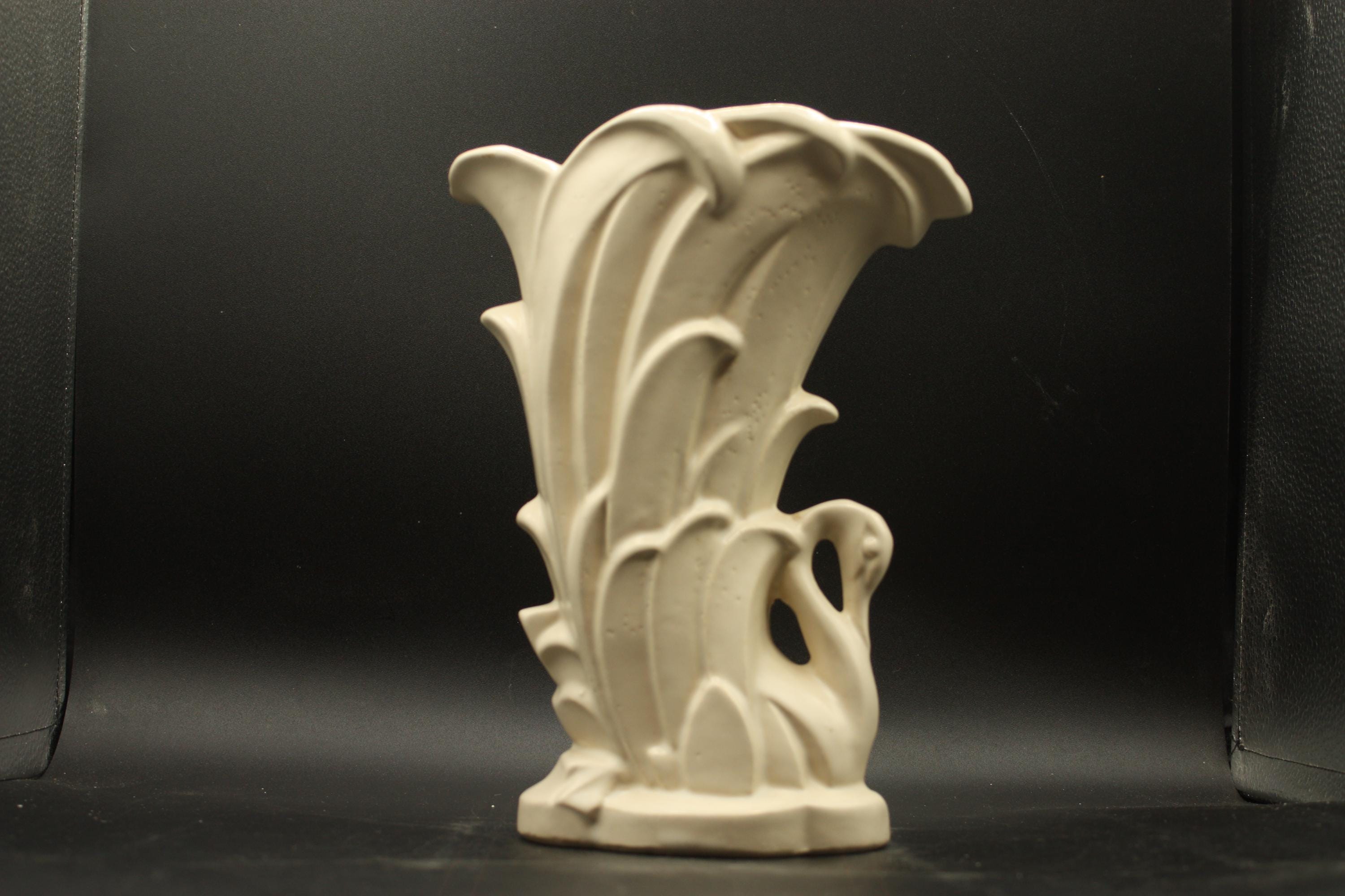 【希少品】McCoy　マッコイ　白鳥　花瓶　USA 希少品】McCoy マッコイ 白鳥 花瓶