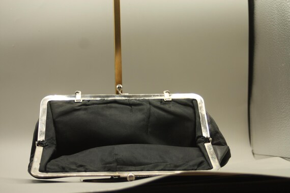 Basic black leather clutch - image 7