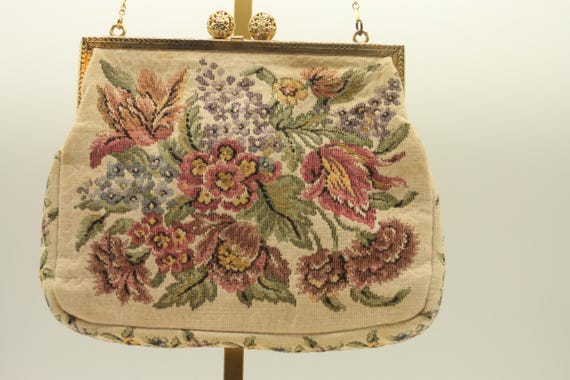 Fresh Floral, Tapestry Purse