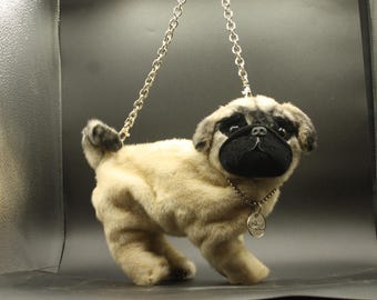 Fuzzy Nation- Pug Dog Purse
