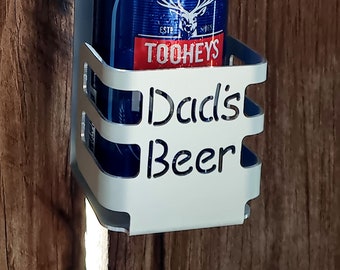 Dad's Beer Caddy Hanger, Gift for Beer loving Dad, Something dad really wants, happy father's day, Beer for dad, will make dad happy