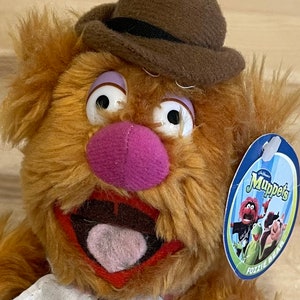 Fozzie Bear, 2000s Muppet Show 9&quot; plush doll from Nanco NEW WITH TAG