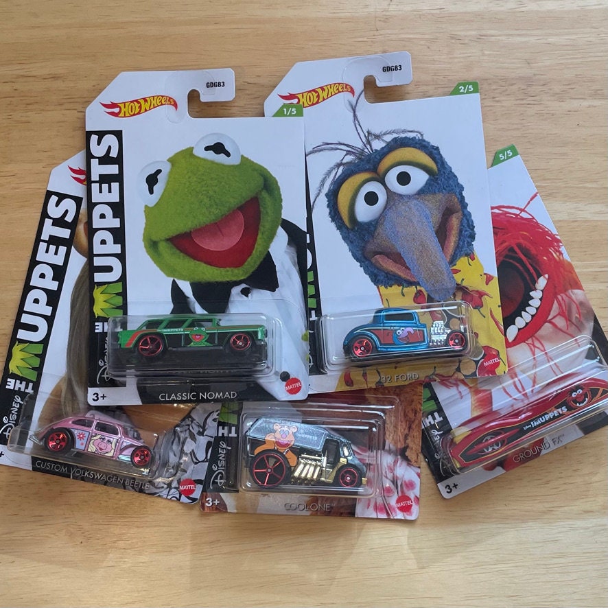 FULL SET (5): Kermit the Frog, Gonzo the Great, Miss Piggy, Fozzie