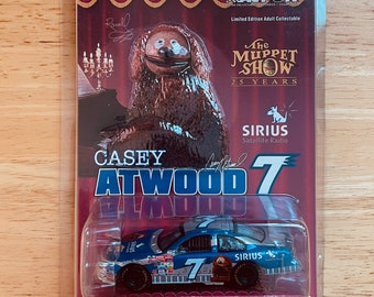 Rowlf the Dog, 1:64 scale NASCAR #7 Casey Atwood Sirius Radio NEW in PACKAGE