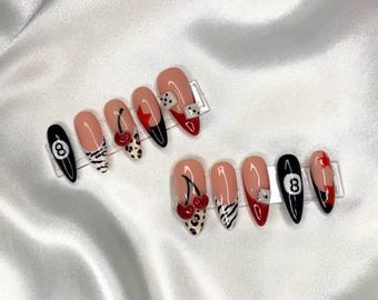 Cherry On Top Design Press On Nails