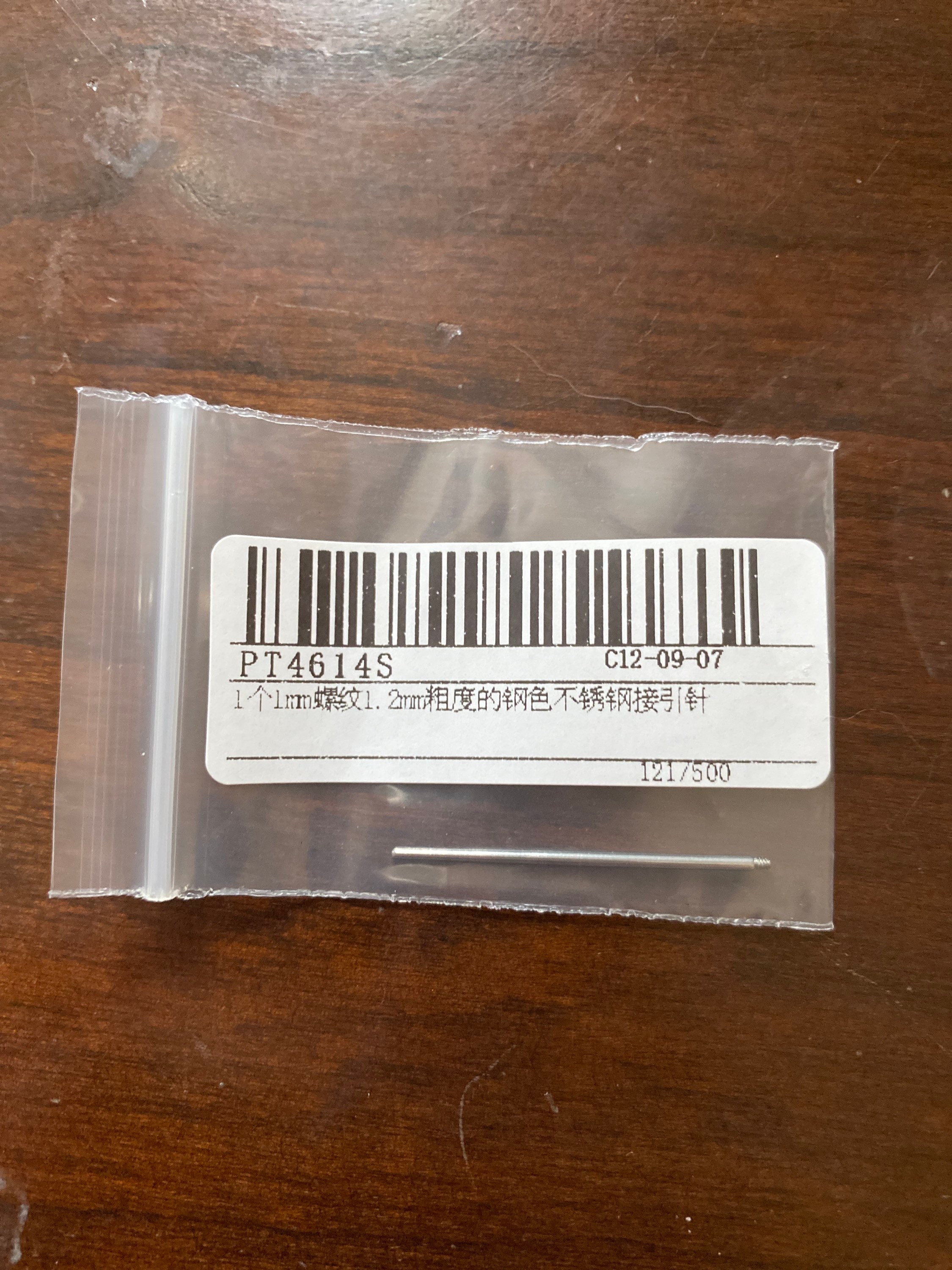 Insertion Pins for Piercings Externally Threaded Piercing Etsy