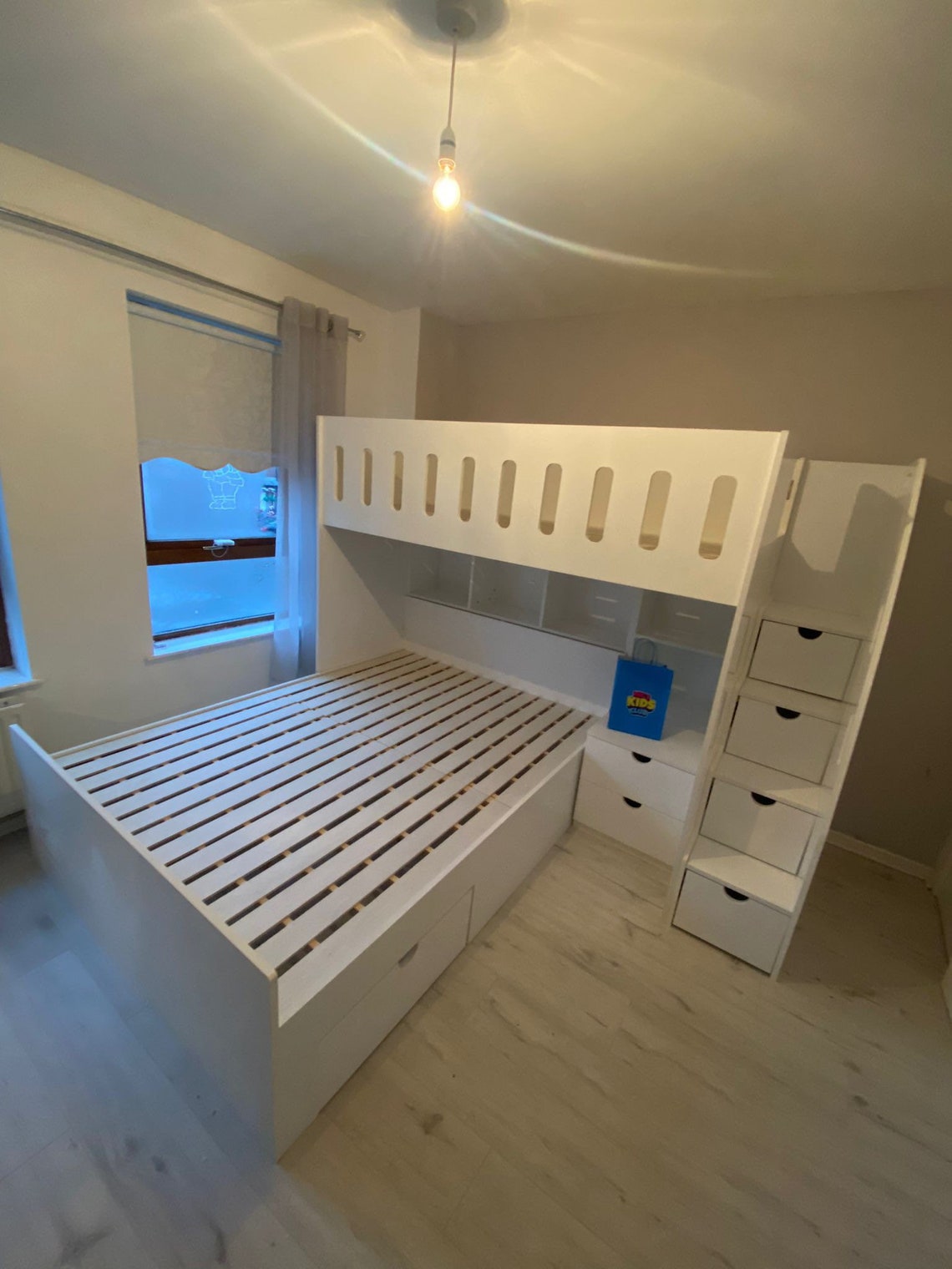 Double & Single L Shape Bunk Bed Etsy UK