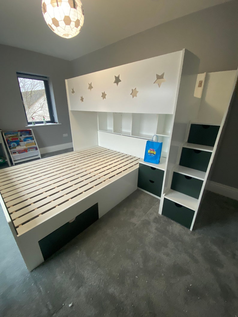 Double & Single L Shape Bunk Bed Etsy UK