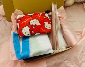 Eco Starter Kit, Reusable Bag, Bamboo Toothbrushes, Stainless Straws, Snack Bags