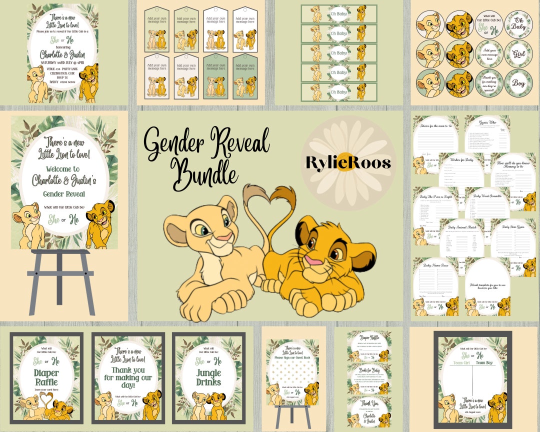 Lion King Nala Baby Shower Decorations Backdrop Nala Baby Shower