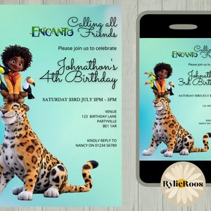 Encanto Birthday Invitation: Antonio, Printable or Digital Evite