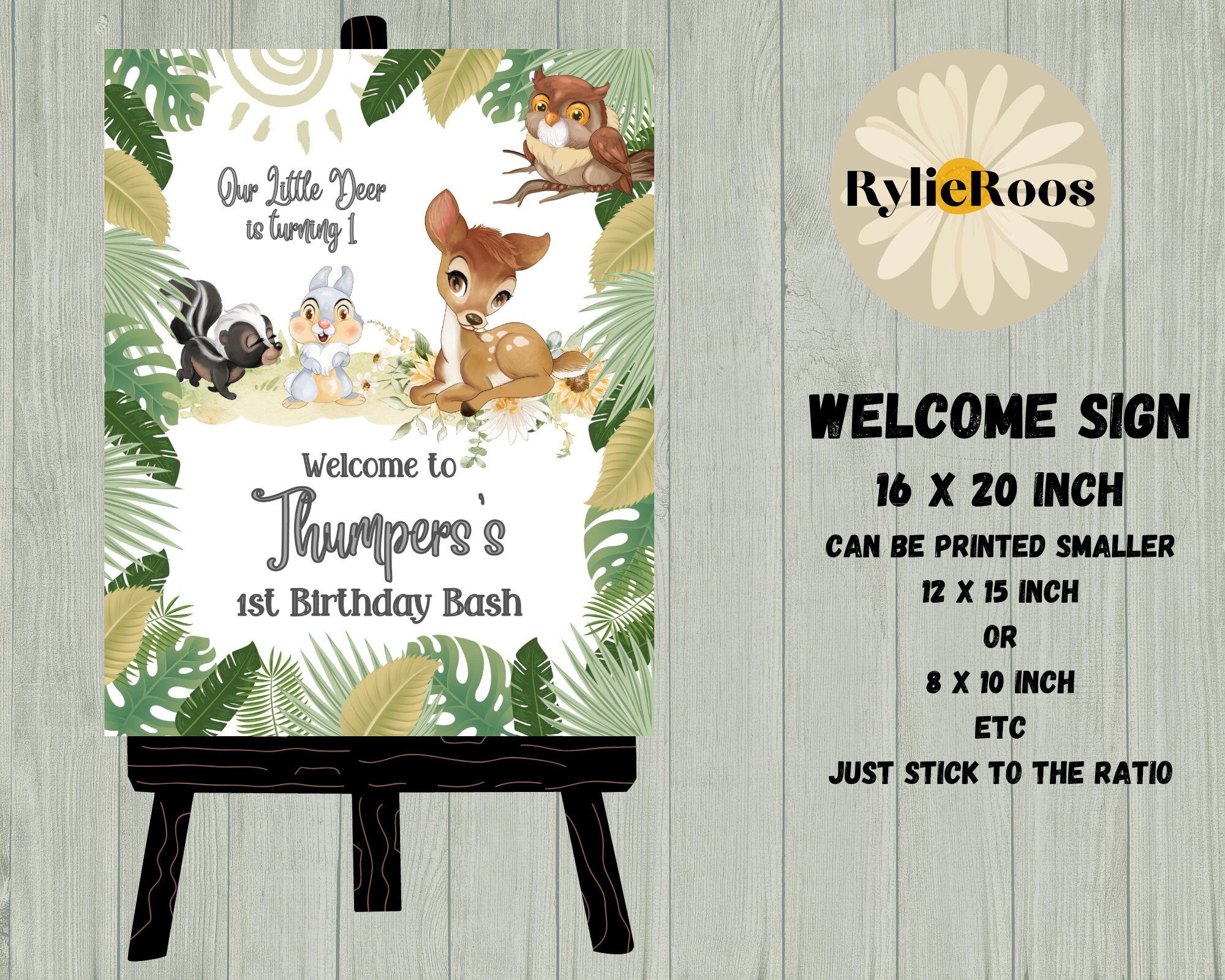 Bambi Birthday Etsy France