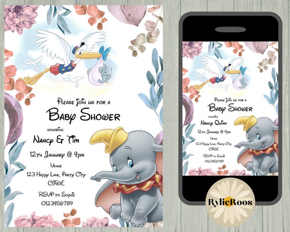 Dumbo baby shower deals