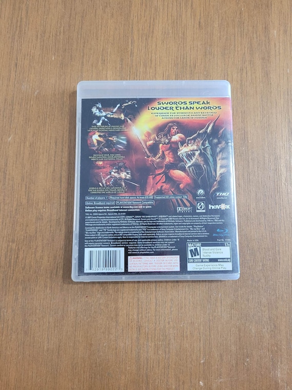 Conan - Playstation 3 *tested & Authentic* - Etsy