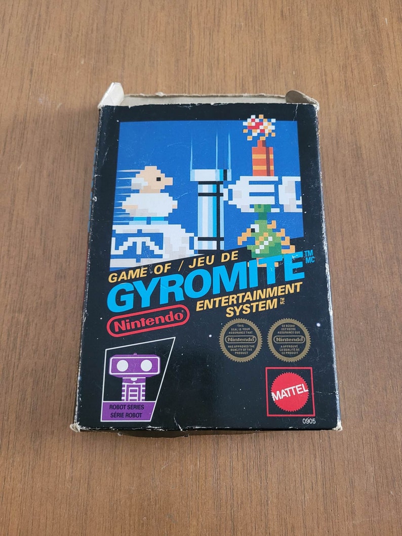 Gyromite 5 Screws Nintendo NES Complete in Box Tested & Authentic image 6