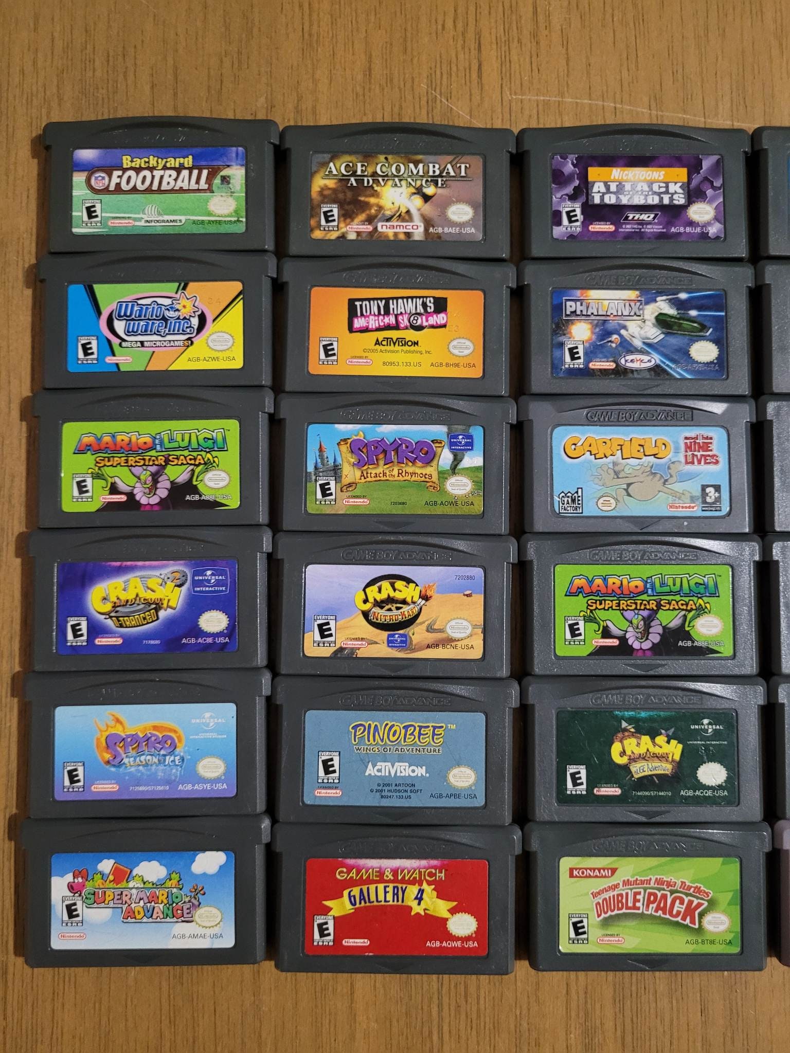 ALL AUTHENTIC and TESTED GameBoy Advance Games - Pick and Choose