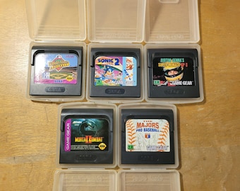 Sega Game Gear Games - *tested & Authentic* - Etsy