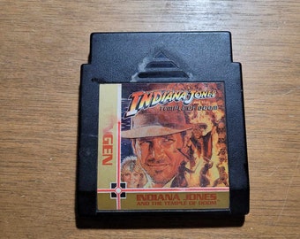 Indiana Jones Temple of Doom - Nintendo NES *Tested & Authentic*