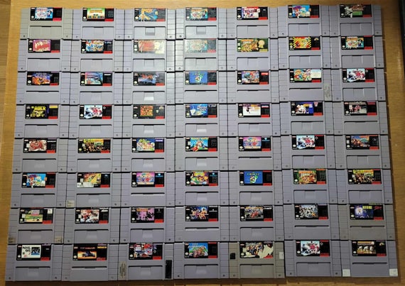 Snes nintendo games discount