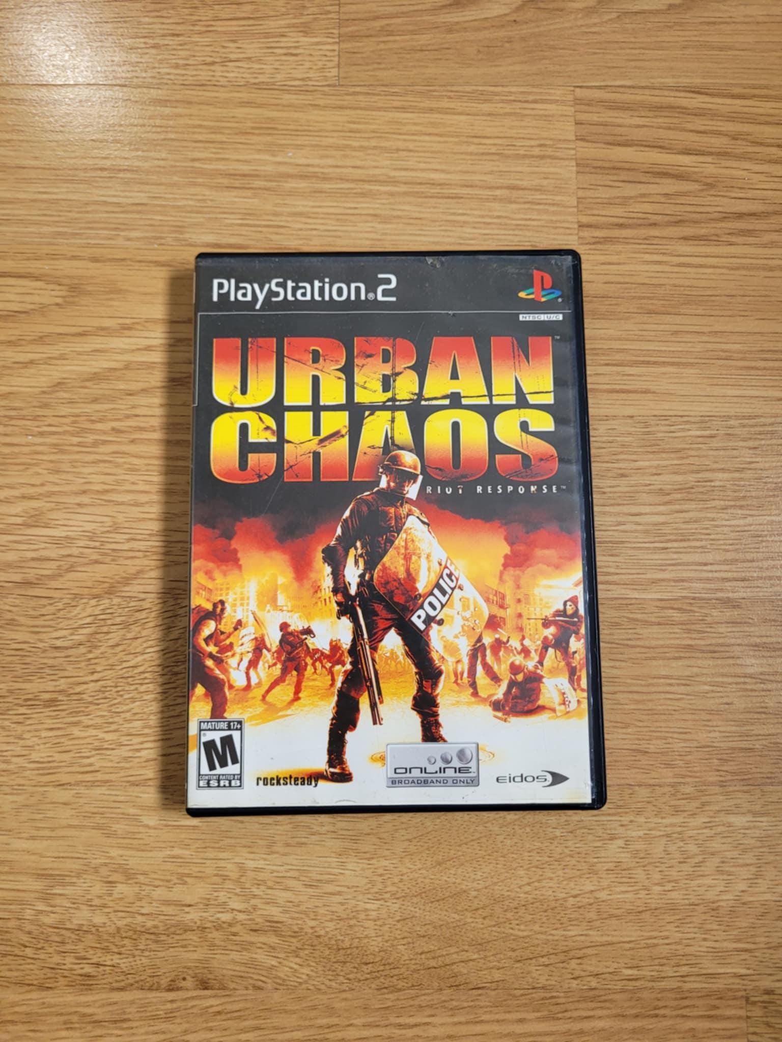URBAN CHAOS 北米版　PlayStation Urban Chaos : Riot Response - Playstation 2 *tested & Authentic