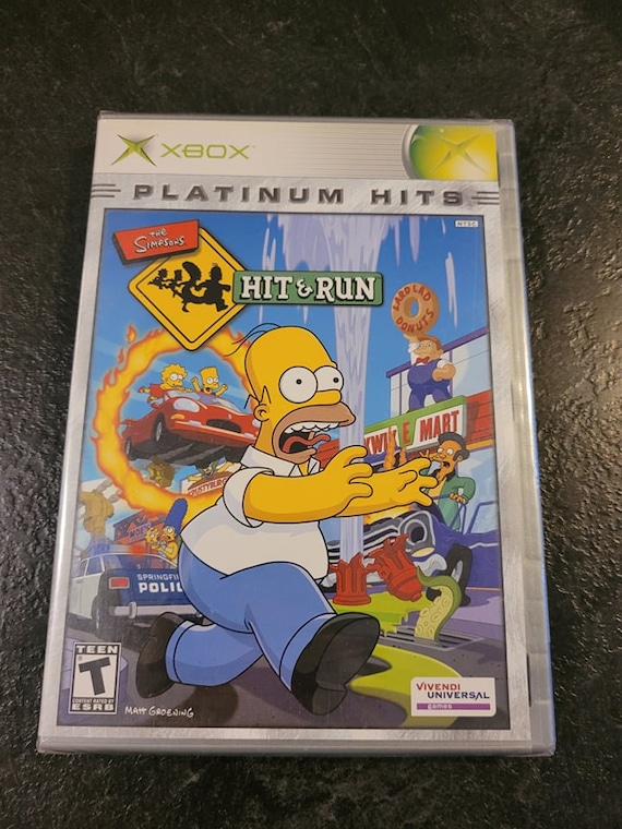 Brand New/sealed the Simpsons Hit and Run Platinum Hits Xbox Etsy