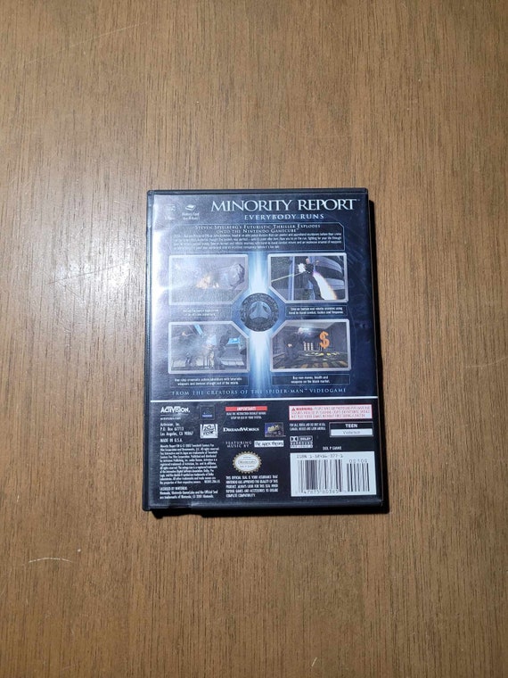 Minority Report - Nintendo Gamecube *tested & Authentic* - Etsy