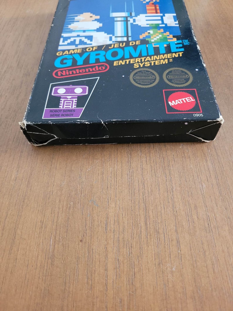 Gyromite 5 Screws Nintendo NES Complete in Box Tested & Authentic image 7