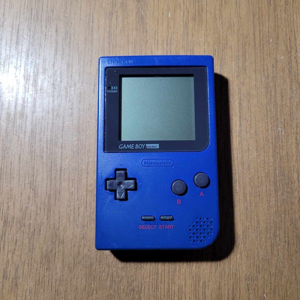 Blue Nintendo Gameboy Pocket Console *Tested & Authentic*