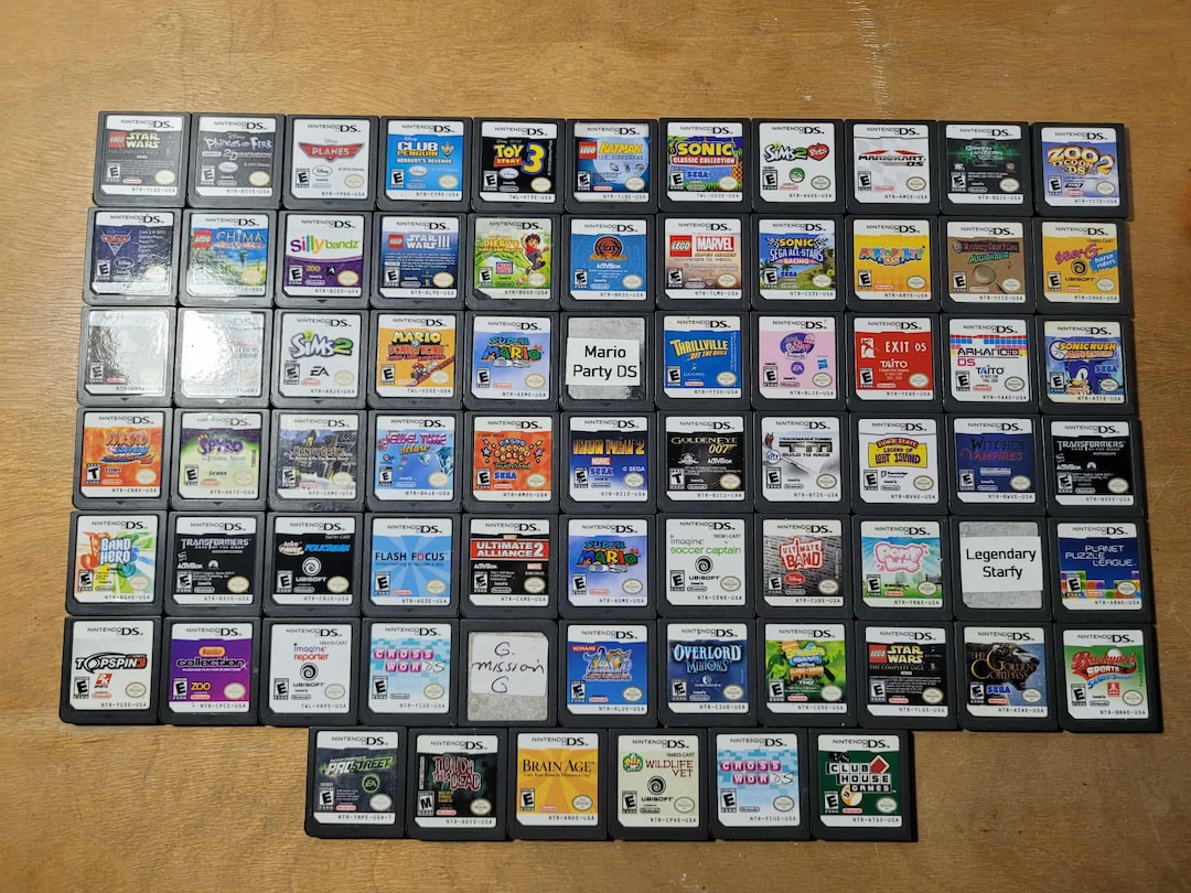 Nintendo DS 70+ Games!*Game Only, No Case* * All Authentic and