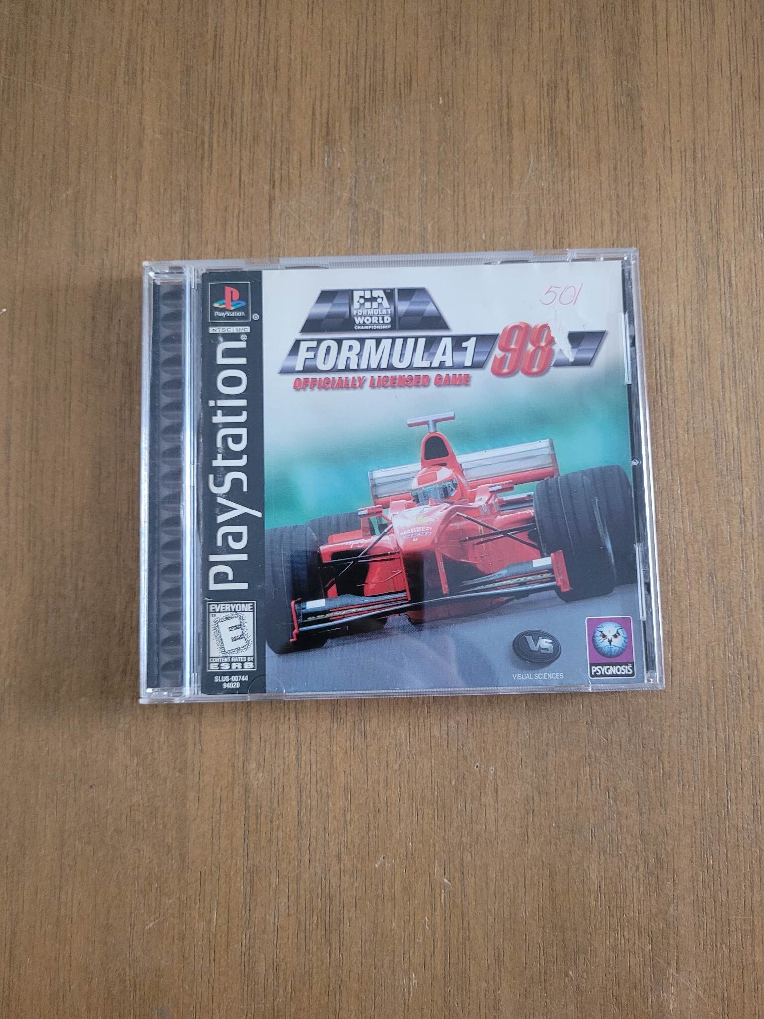 Formula 1 98 - Playstation 1 *tested & Authentic* - Etsy