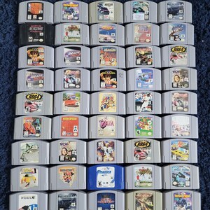 kom over zoom Regan 30 AUTHENTIC Nintendo 64 Games All Authentic & Tested pick - Etsy