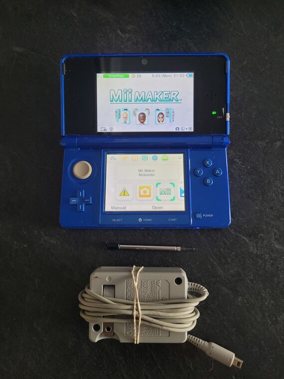 Nintendo 3DS Cobalt Blue Luigi's Mansion Edition USA Model Etsy