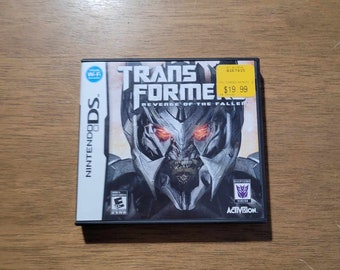 Transformers Revenge of the Fallen - Nintendo DS *Tested & Authentic*