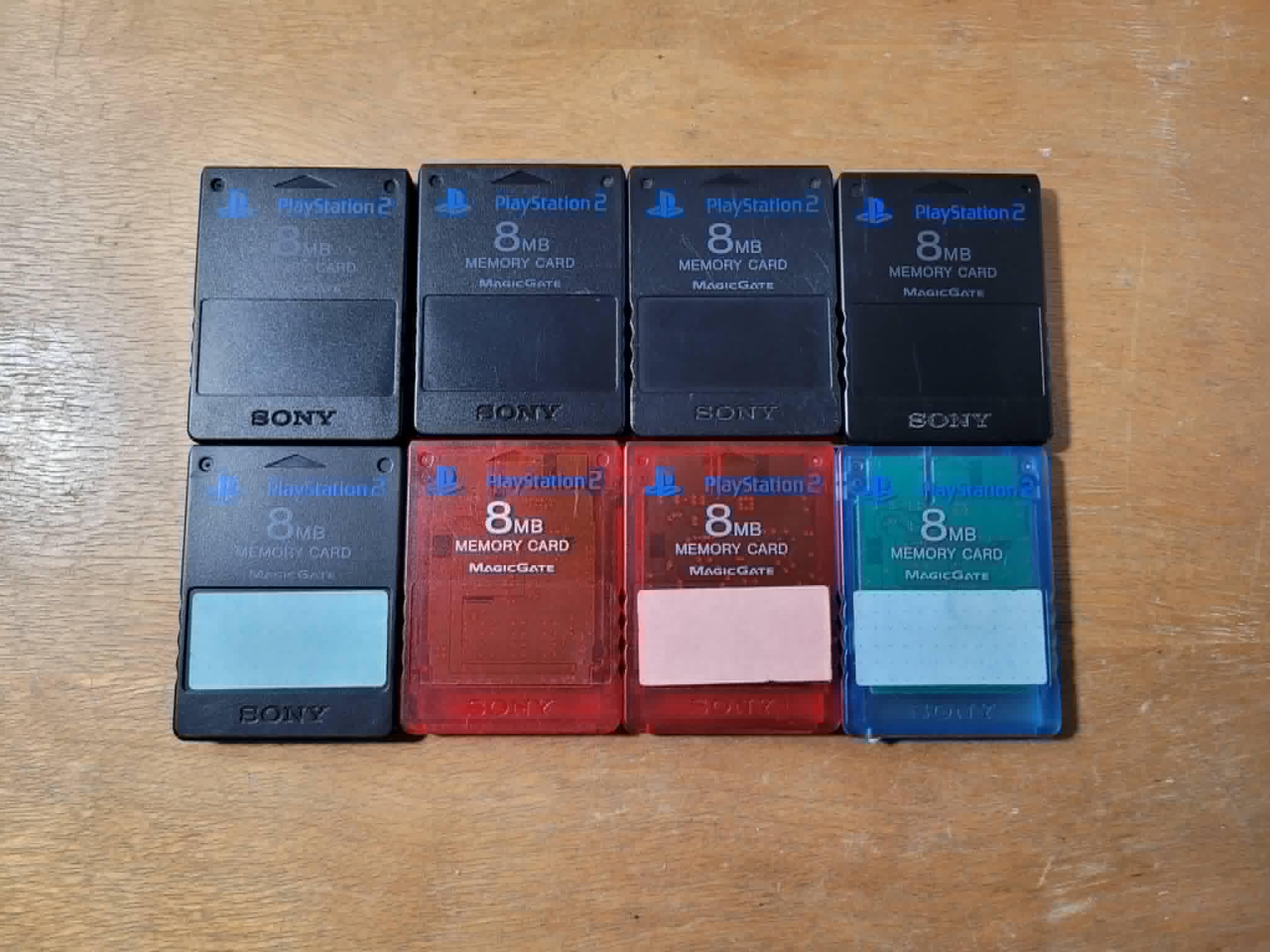 Playstation 2 Memory Cards *tested & Authentic* - Etsy