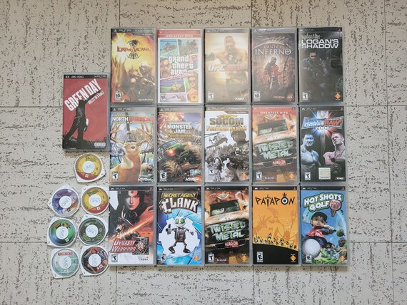 PSP Playstation Portable Games tested &amp; Working pick and - Etsy
