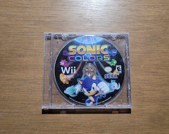 Sonic Colors - Nintendo Wii *Tested & Authentic* *Disc Only*