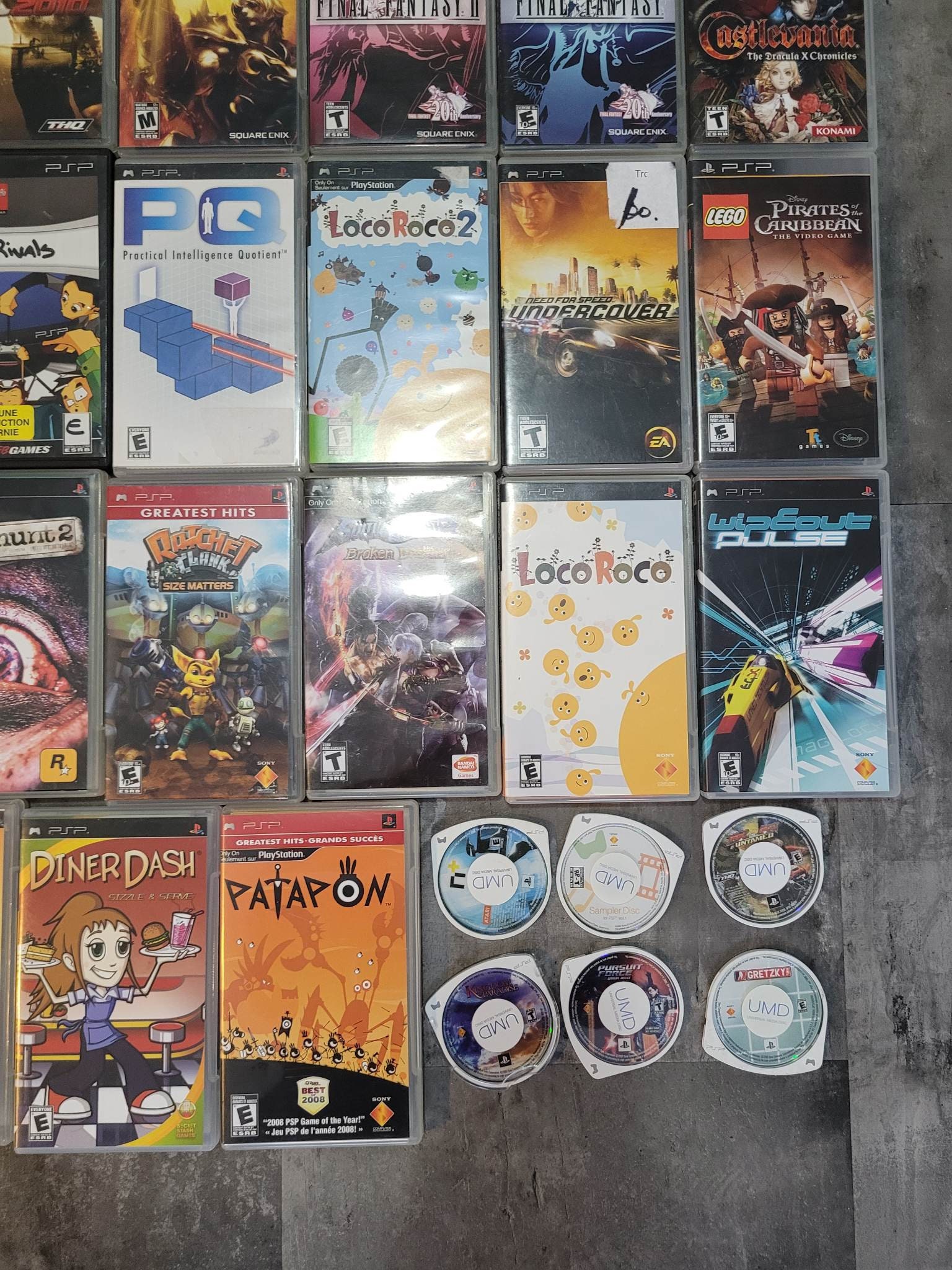 Psp Game Collections