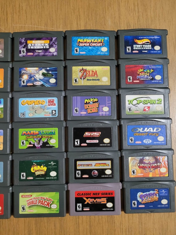 Nintendo Gameboy Advance GBA Games All Authentic & Tested -