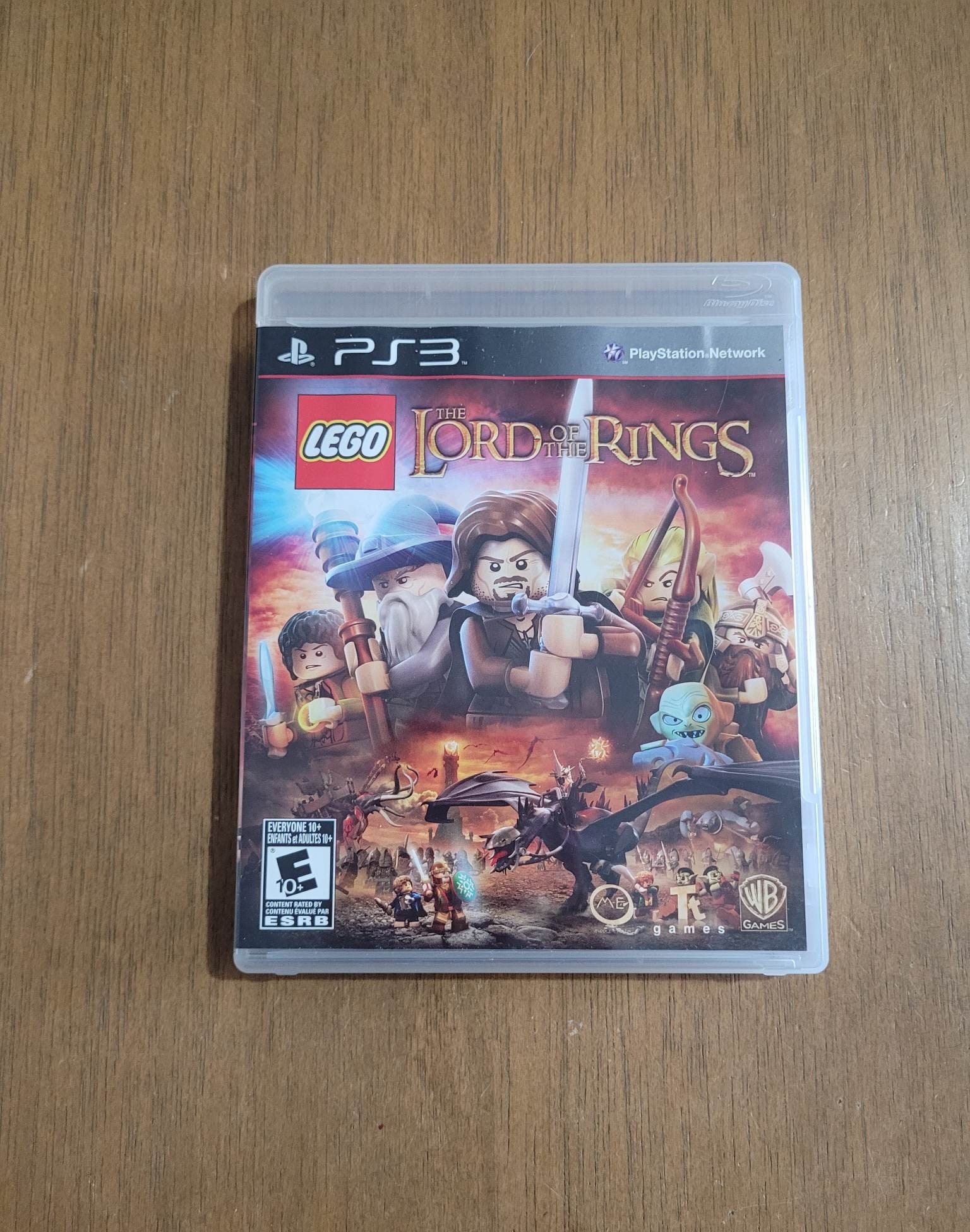 Lego Lord of the Rings Playstation 3 tested Authentic Etsy