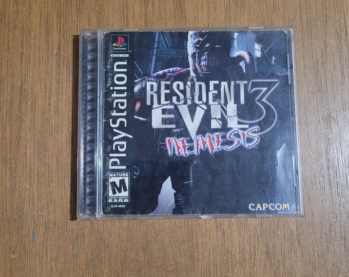 Resident Evil 3 Nemesis Playstation 1 tested & Authentic - Etsy