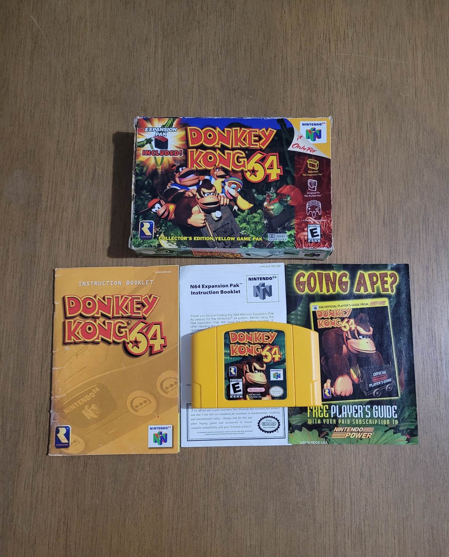 Donkey Kong 64 Nintendo 64 complete in Box good Etsy Canada