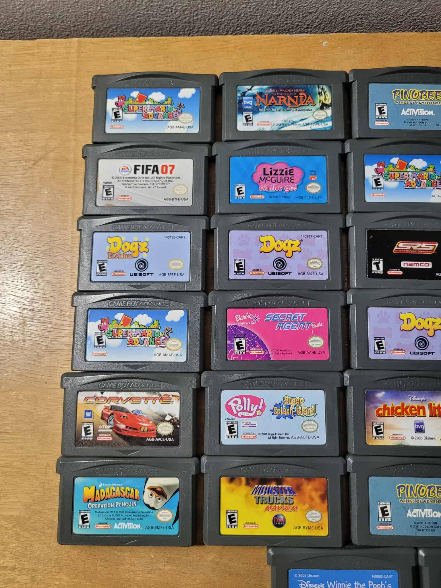 GBAsp2種＋GBAソフト Nintendo Game Boy Advance (GBA) Games! All Authentic