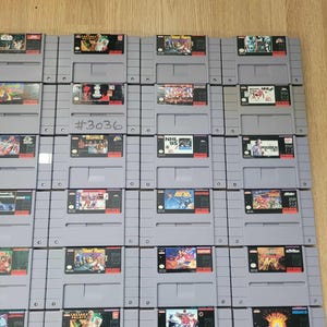 Super Nintendo (SNES, Super NES) Games! All Authentic & Tested! *Pick and Choose* ! bild 7