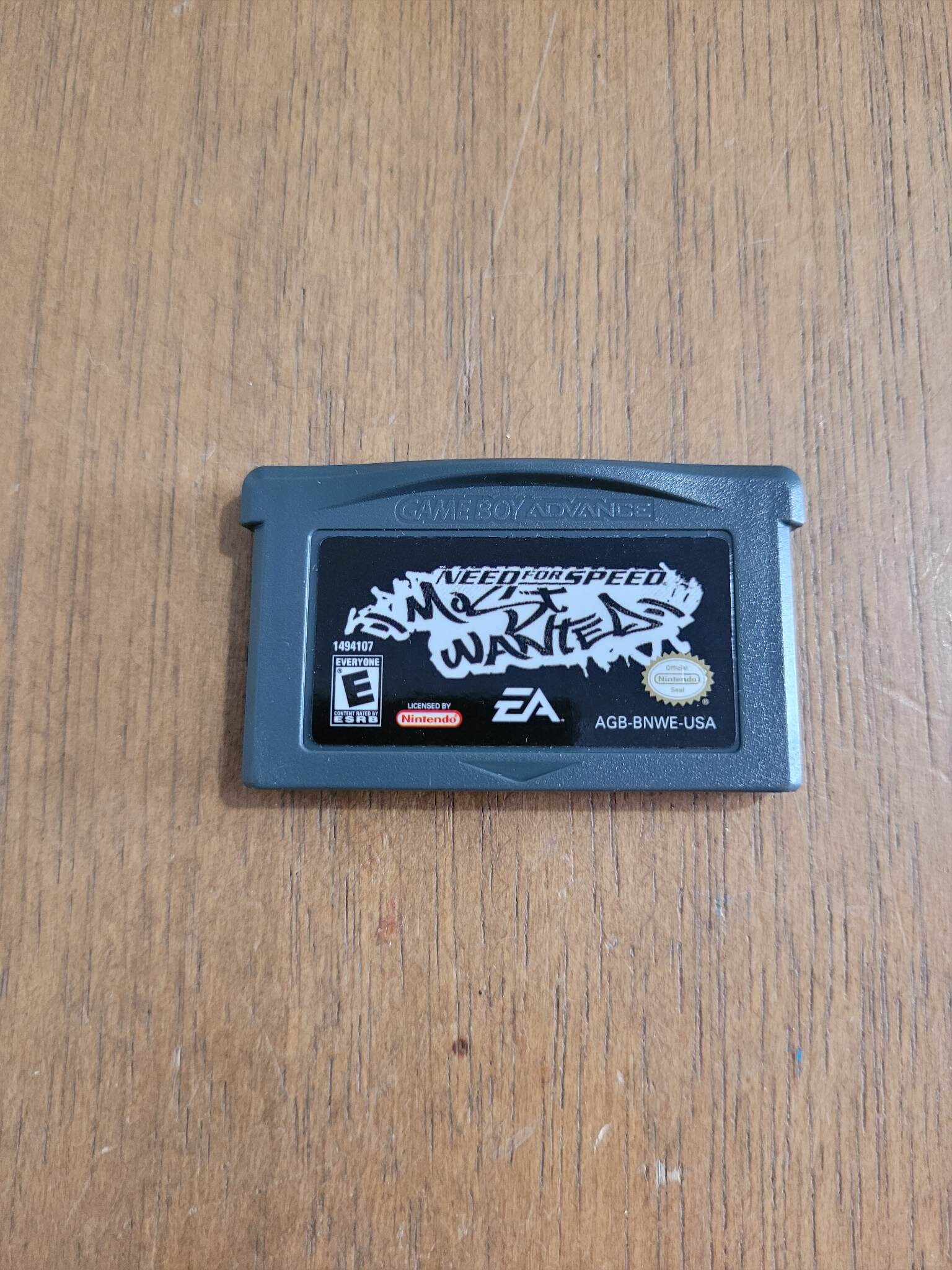 Need for Speed: Most Wanted ROM, GBA Game