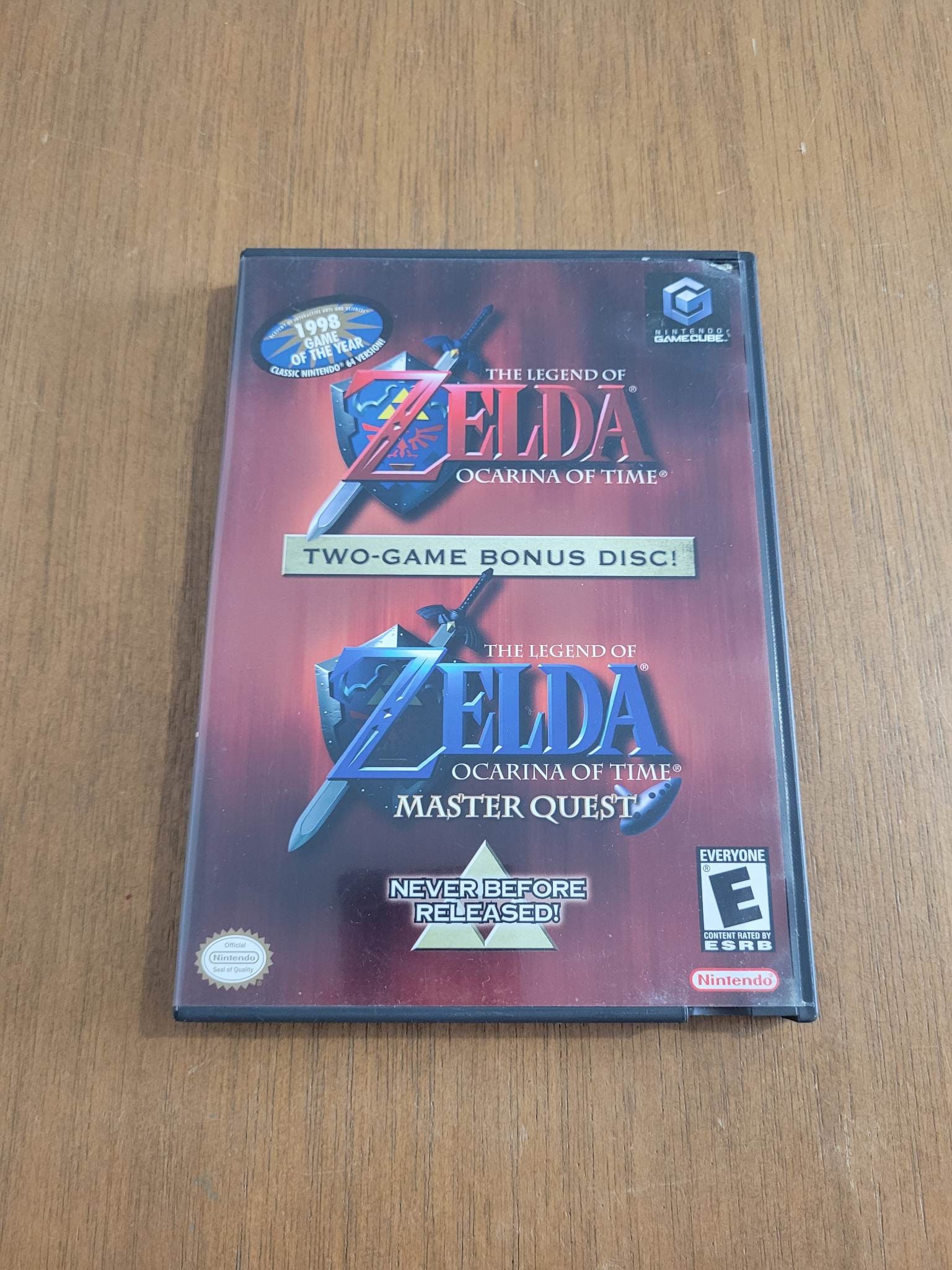 gamecube ZELDA Ocarina Of Time + Master Quest Game (NI) Nintendo PAL Version