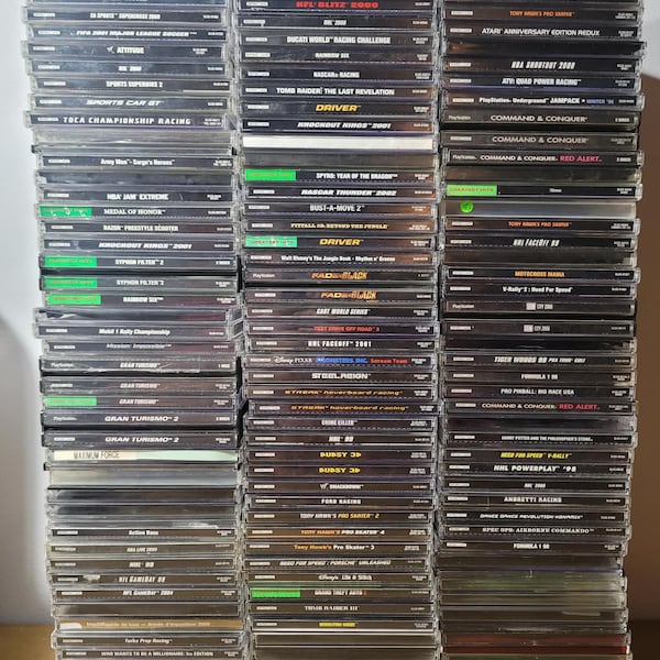 100+ Authentic Playstation 1 / PS1 Games *Pick & Choose*