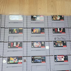 Super Nintendo (SNES, Super NES) Games! All Authentic & Tested! *Pick and Choose* ! bild 4